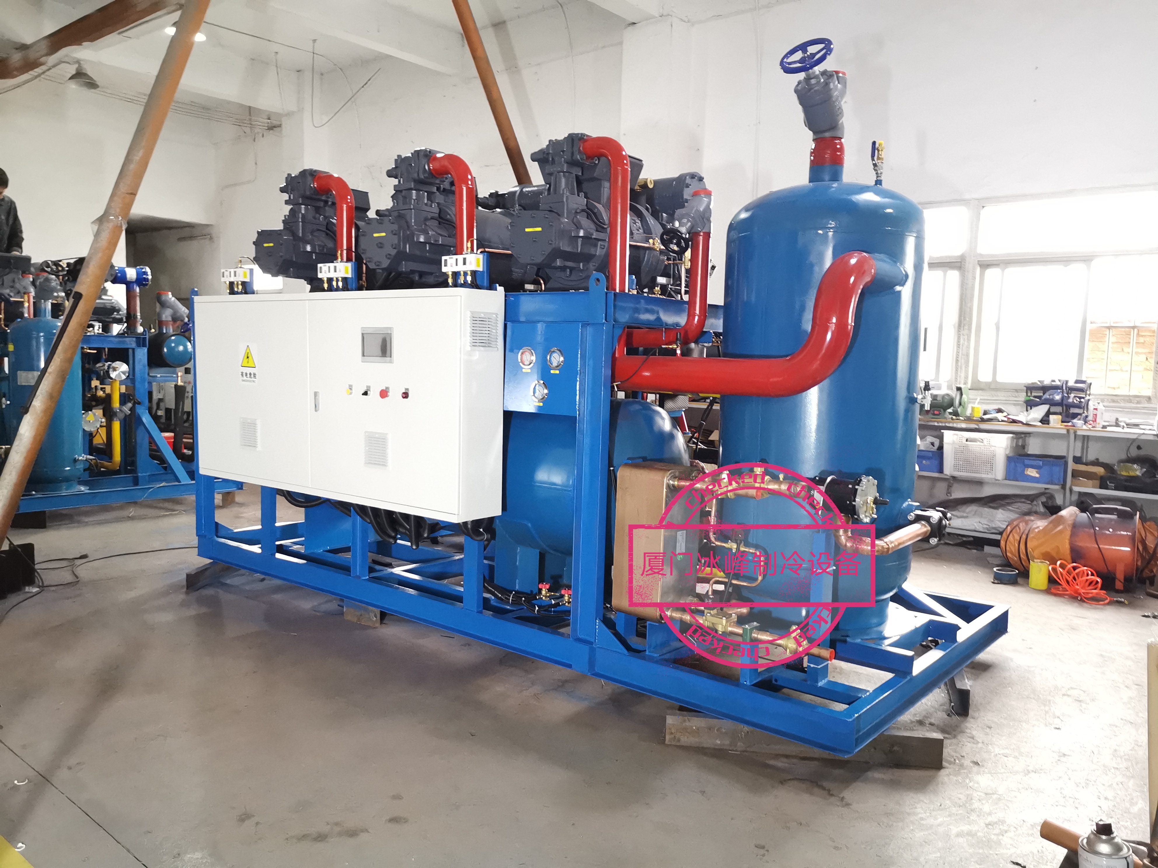 復盛雙級螺桿低溫機組 水冷螺桿機組